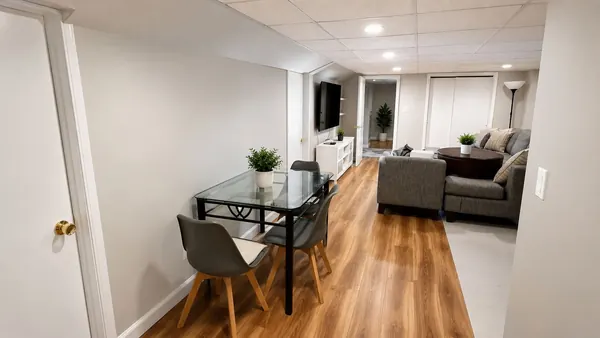 Finished - Basement Renovation - Hillside, New Jersey